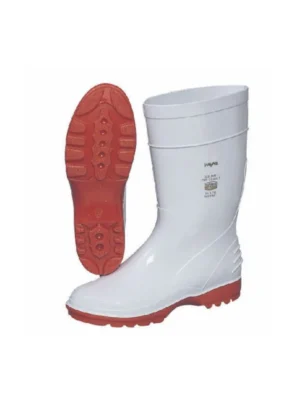 Duralight Ladies Gumboot NSTC Red/White SABS Approved