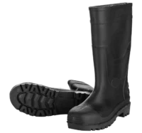 Black Gumboot Non-Steel Toe MOQ 10x Pairs