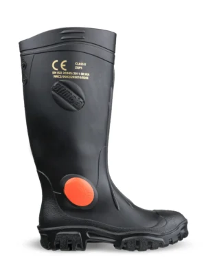 Black Gumboot Steel Toe Cap MOQ 10x Pairs