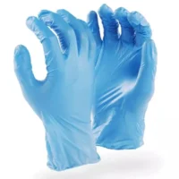 Dromex Blue Nitroshield Disposable Gloves, S to XL