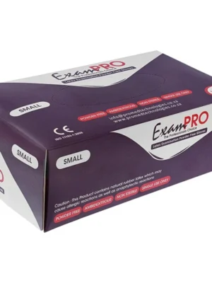 Latex Examination Powder Free Box of 100 Gloves (only sold in cartons of 10 per size)