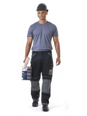DROMEX Utility Black Pants with Knee Pad Pocket