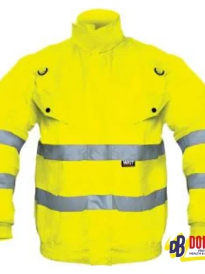 WATT Lime Bunny Jacket Waterproof Gabardine Fabric Class 3