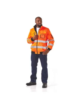 DROMEX Hi-Viz Reflective Thermal Bunny Jacket (Orange or Navy)