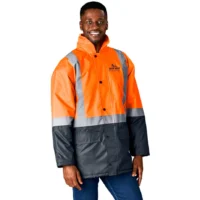 Hazard Padded Two Tone Hi-Viz Reflective Jacket
